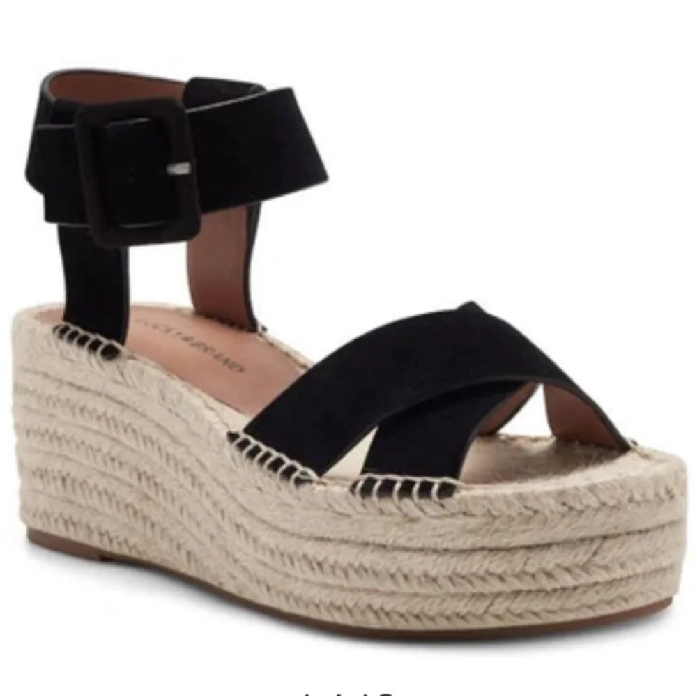 Lucky Brand Women's Audrinah Espadrille Wedge Sandal size 7